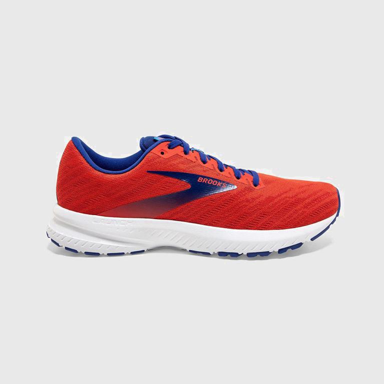 Brooks Men's Launch 7 Road Running Shoes Singapore - Red (16582-VEGC)